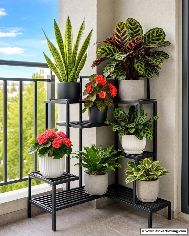 Corner Metal Plant Stands - 25 Outdoor Plant Stand Ideas for Greenery Lovers