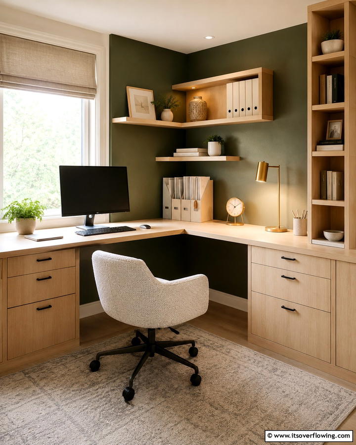 Corner Office Optimization - 30 Affordable Budget Home Office Ideas for Productive Workspaces