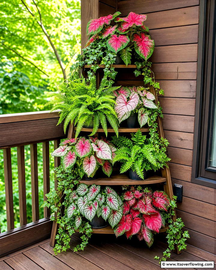 Corner Plant Stand - 25 Outdoor Plant Stand Ideas for Greenery Lovers