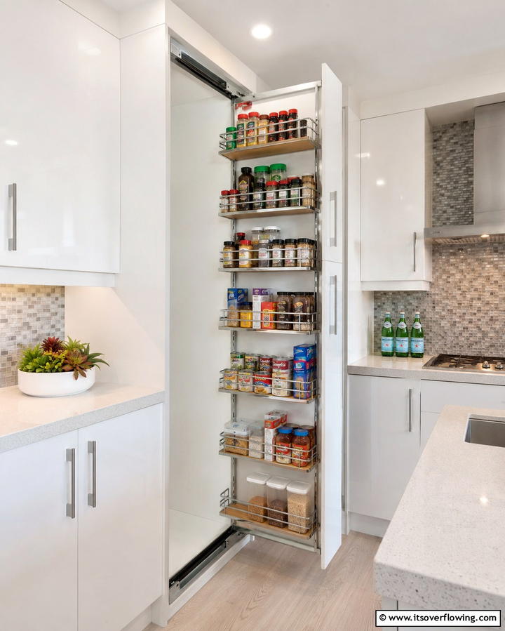 Corner Pull Out Pantry - 20 Kitchen Corner Ideas to Maximize Your Space