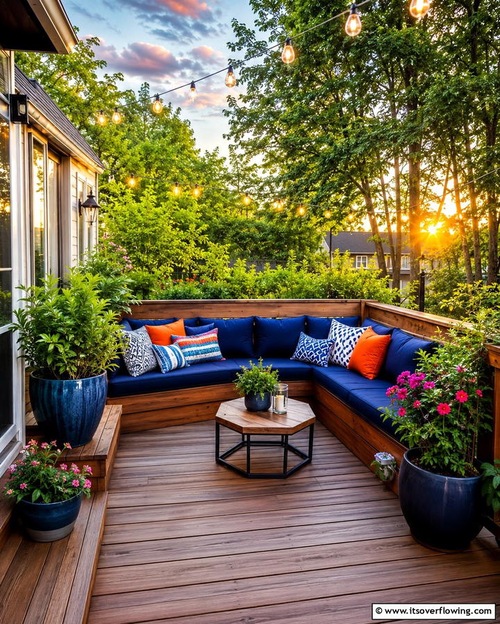 Corner Seating Nooks - 25 Stylish Deck Seating Ideas for Outdoor Entertaining