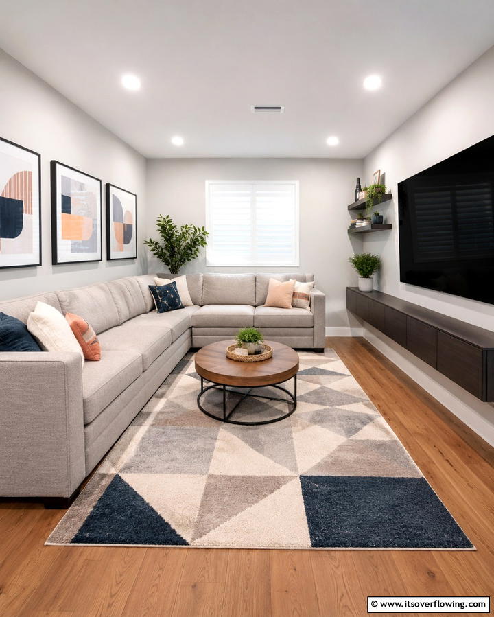Corner Seating for Space Optimization - 20 Small Media Room Ideas for Cozy Entertainment