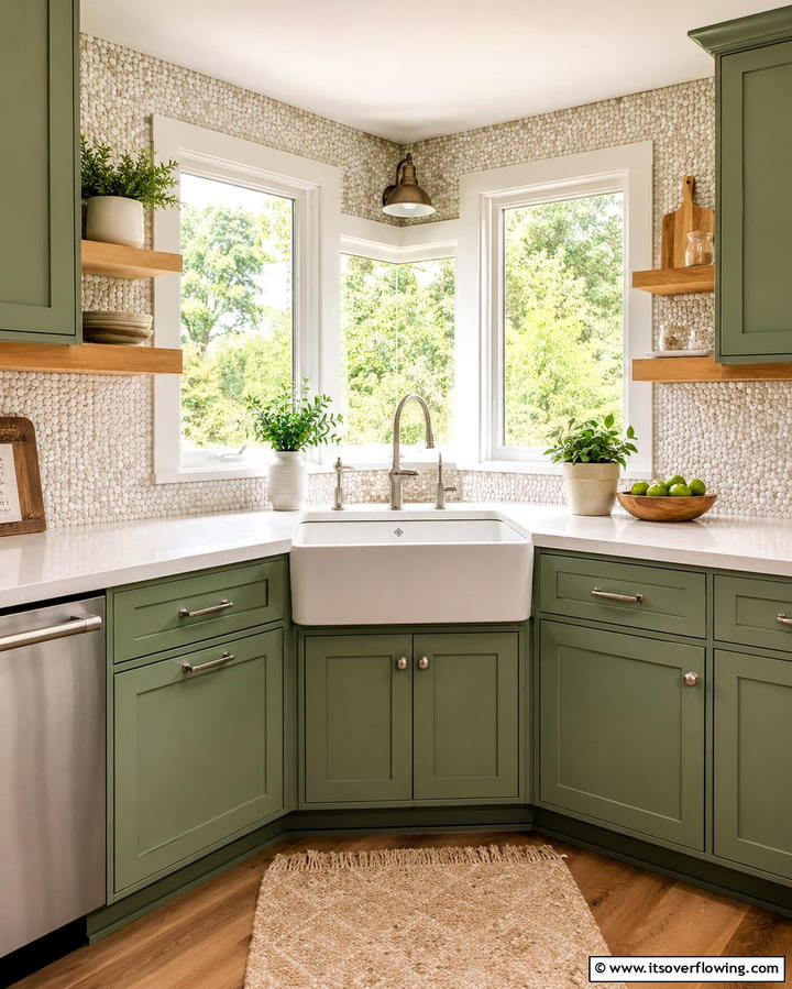 Corner Sink Installation - 20 Kitchen Corner Ideas to Maximize Your Space