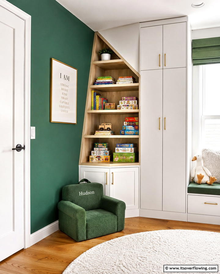 Corner Storage Solutions - 25 Playroom Storage Ideas to Keep Your Kids’ Space Organized