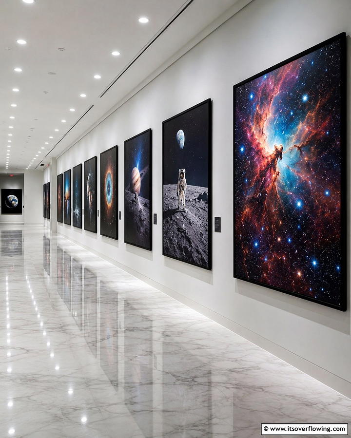 Cosmic Artwork Gallery - 25 Space-Themed Room Ideas for Kids and Adults