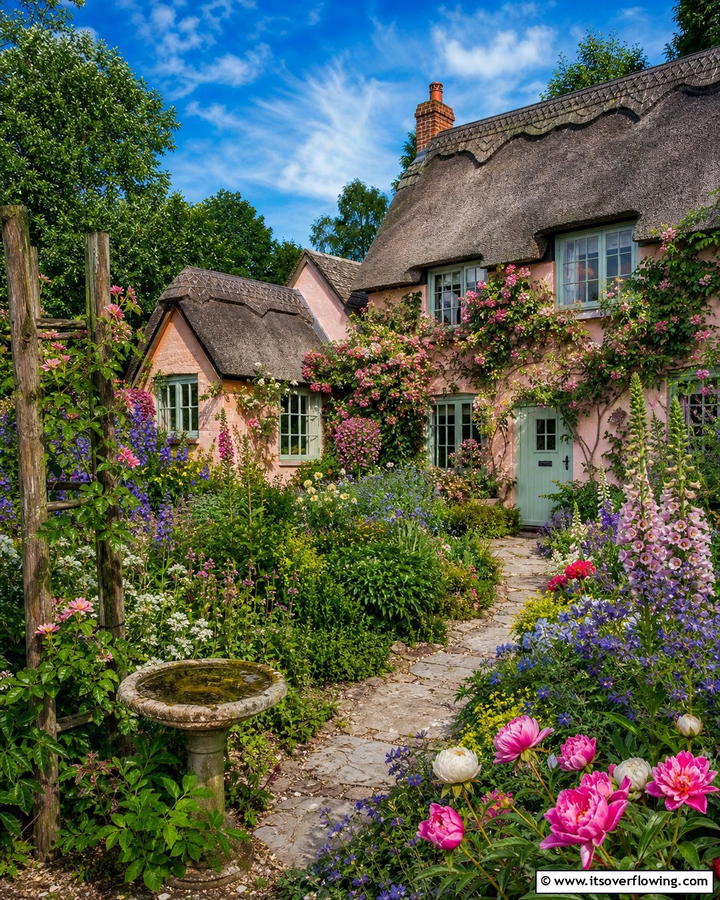 Cottage Garden Landscaping - 20 Charming Cottagecore House Exterior Ideas