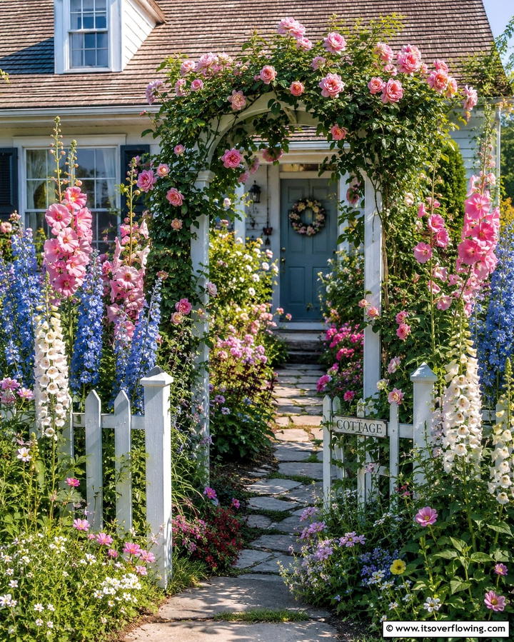 Cottage Style Flower Beds - 30 Front Yard Flower Bed Ideas for Curb Appeal Boost