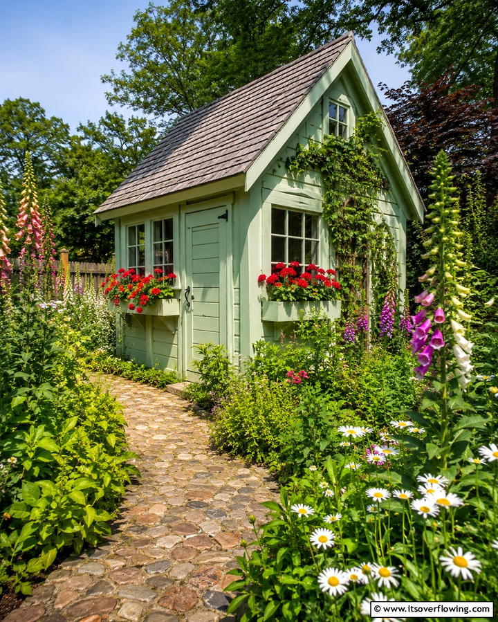 Cottage Style Garden Shed - 25 Garden Shed Ideas for Functional Outdoor Storage