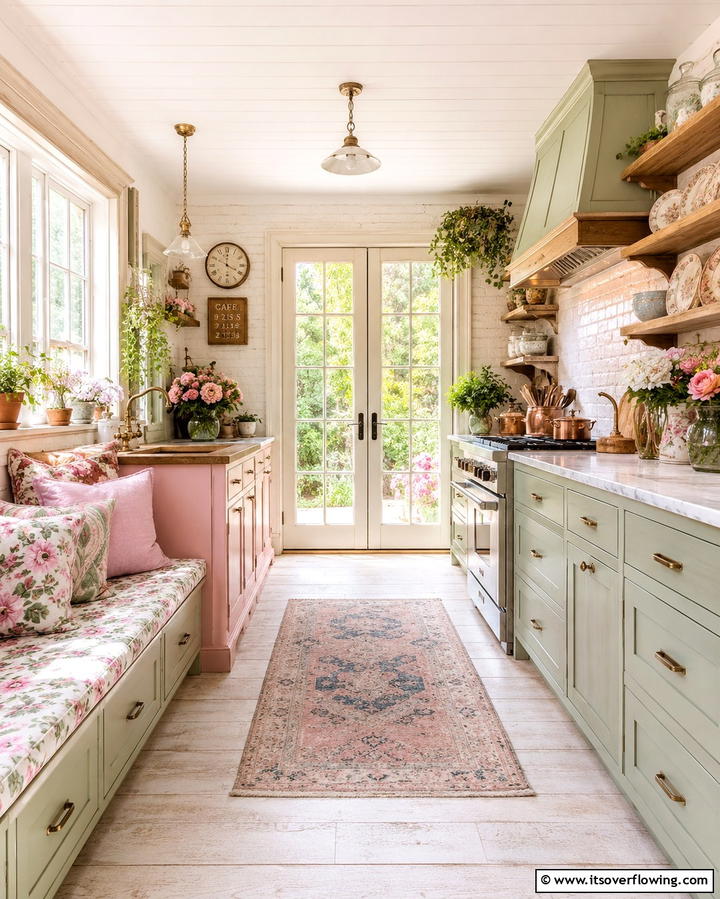 Cottage Style Sunroom Kitchen - 20 Sunroom Kitchen Ideas for a Bright Cooking Space