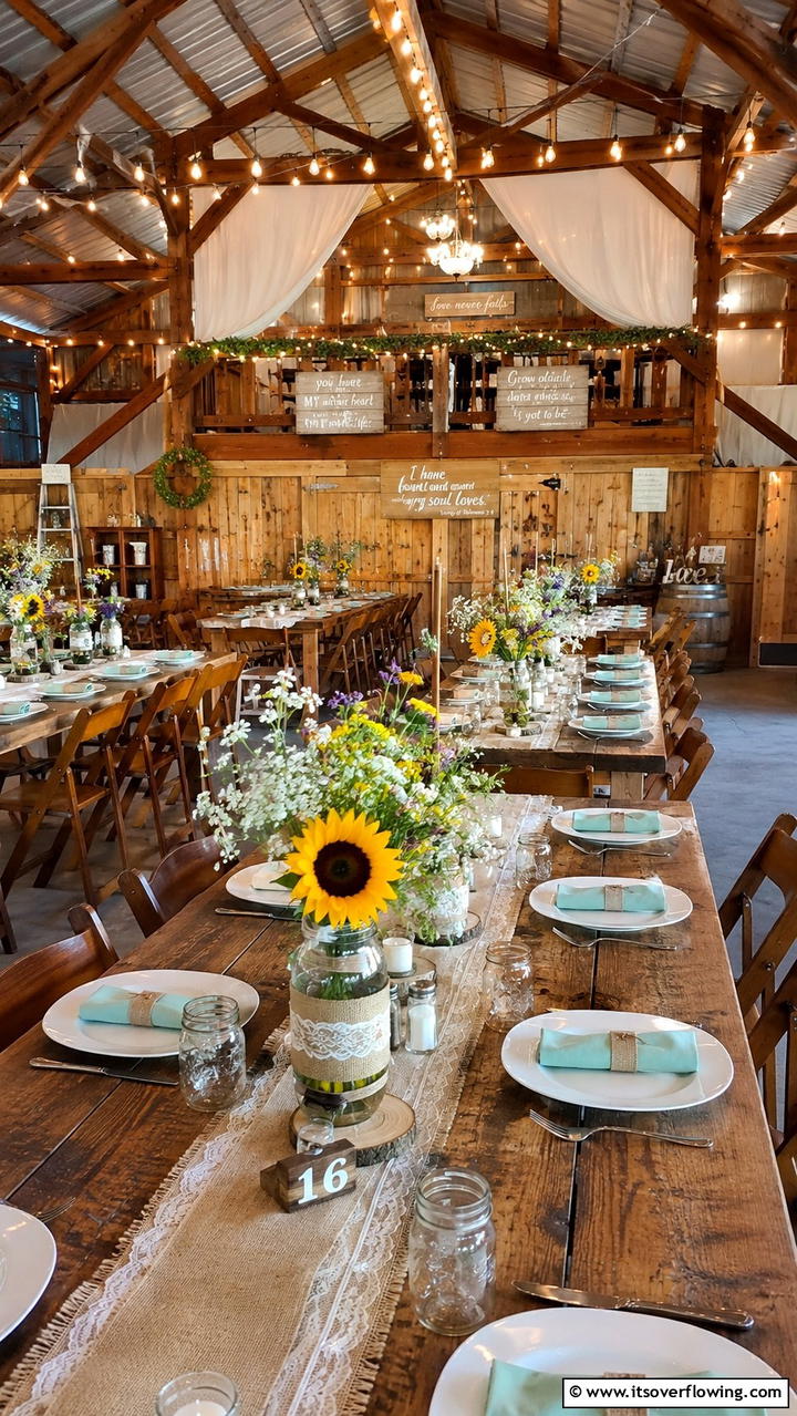Country Countryside Style - 21 Elegant Wedding Decoration Ideas for a Memorable Event