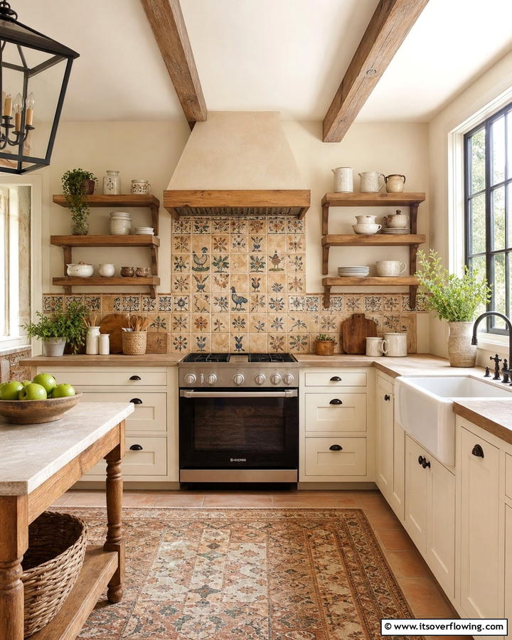 Country Kitchen Backsplashes - 21 Country Kitchen Ideas with Farmhouse Appeal