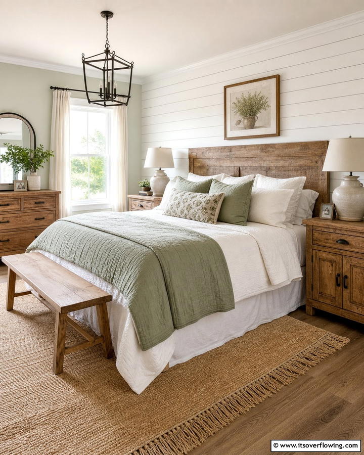 Country Style Bedroom Bliss - 21 Farmhouse Decor Ideas to Add Rustic Charm