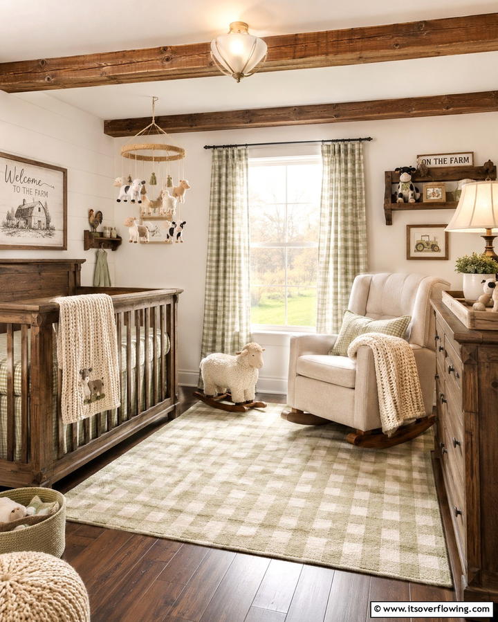 Countryside Charm - 30 Nature Themed Nursery Ideas for a Serene Kids Room