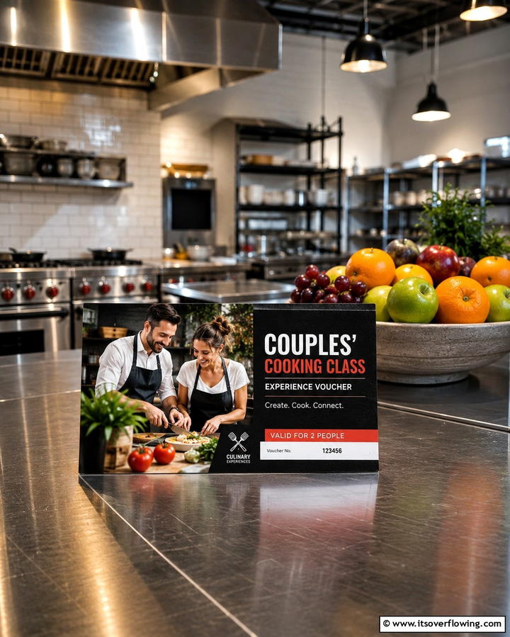 Couples Cooking Class Voucher - 30 Last Minute Wedding Gift Ideas They’ll Actually Use