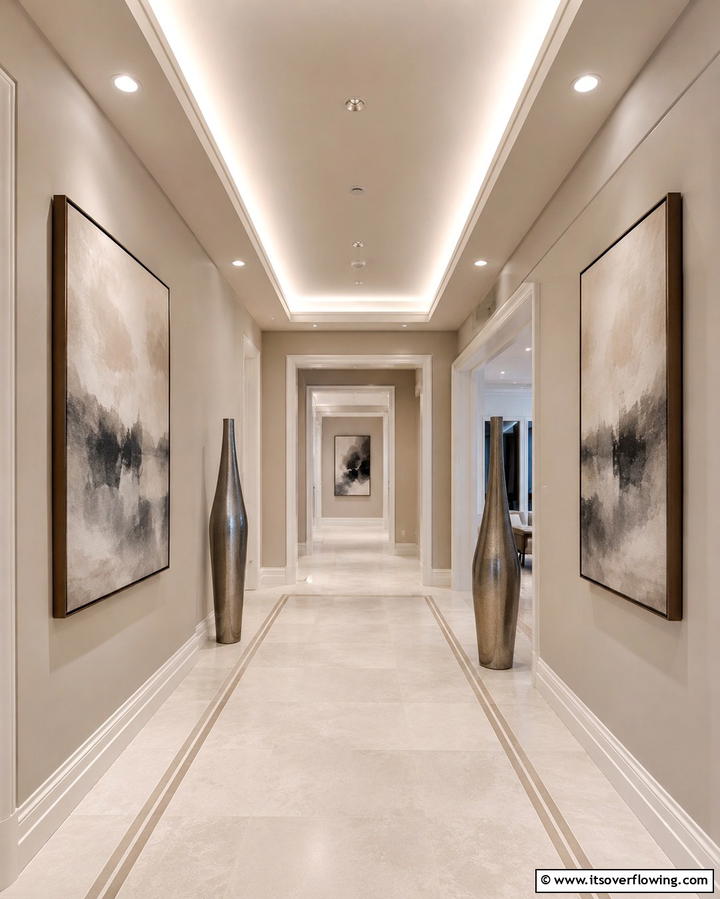 Cove Lighting for Subtle Elegance - 25 Hallway Lighting Ideas to Brighten Your Space