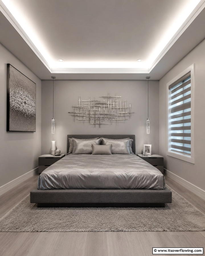 Cove Lighting for a Refined Look - 25 Small Bedroom Lighting Ideas to Brighten Your Space