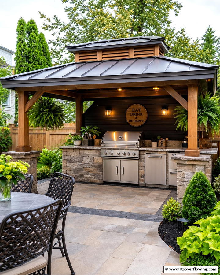 Covered BBQ Pit - 25 Bbq Pit Ideas for Outdoor Cooking Fun