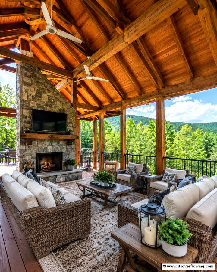Covered Decks for All Weather Use - 30 Large Deck Ideas for Expansive Outdoor Living Spaces