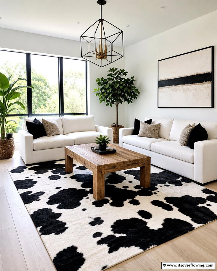 Cow Print Rug - 25 Cow Print Room Decor Ideas- Fun & Trendy Designs