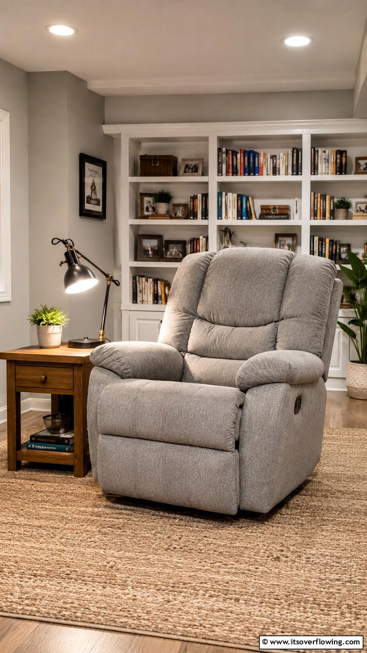 Cozy Basement Recliner - 30 Basement Furniture Ideas for Functional Living Spaces