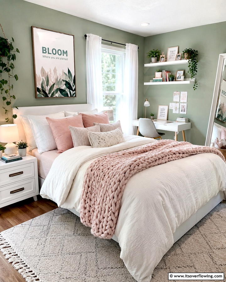 Cozy Bedding Essentials - 20 Student Bedroom Design Ideas for Study and Sleep