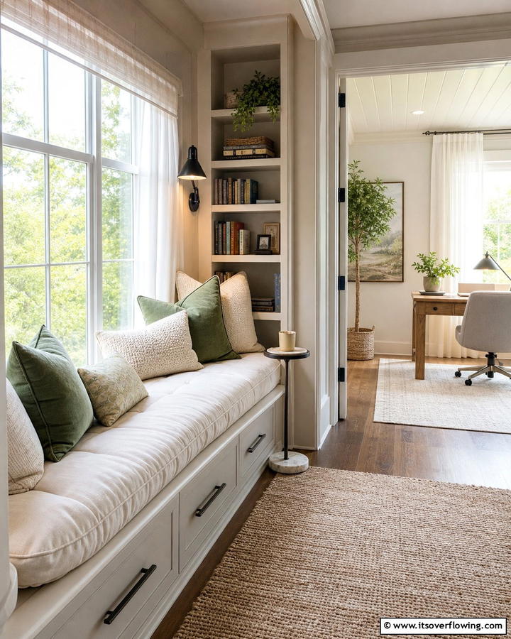 Cozy Breakout Nook - 21 Modern Home Office Ideas for Productivity & Style