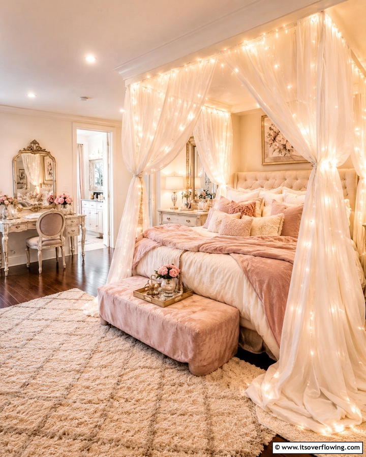 Cozy Canopy Bed Nook - 25 Cozy Bed Nook Ideas for a Perfect Reading Spot