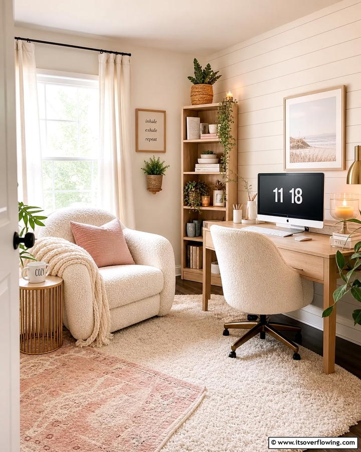 Cozy Comfort Zones - 21 Home Office Decor Ideas for Productivity and Style