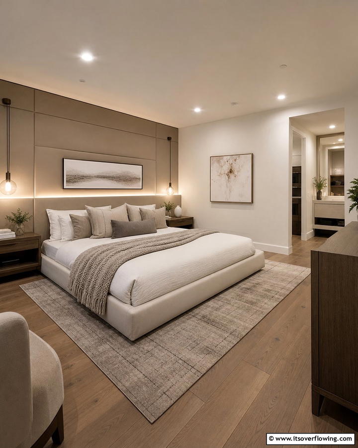 Cozy Contemporary Retreat - 21 Master Bedroom Ideas for Luxurious and Relaxing Retreats