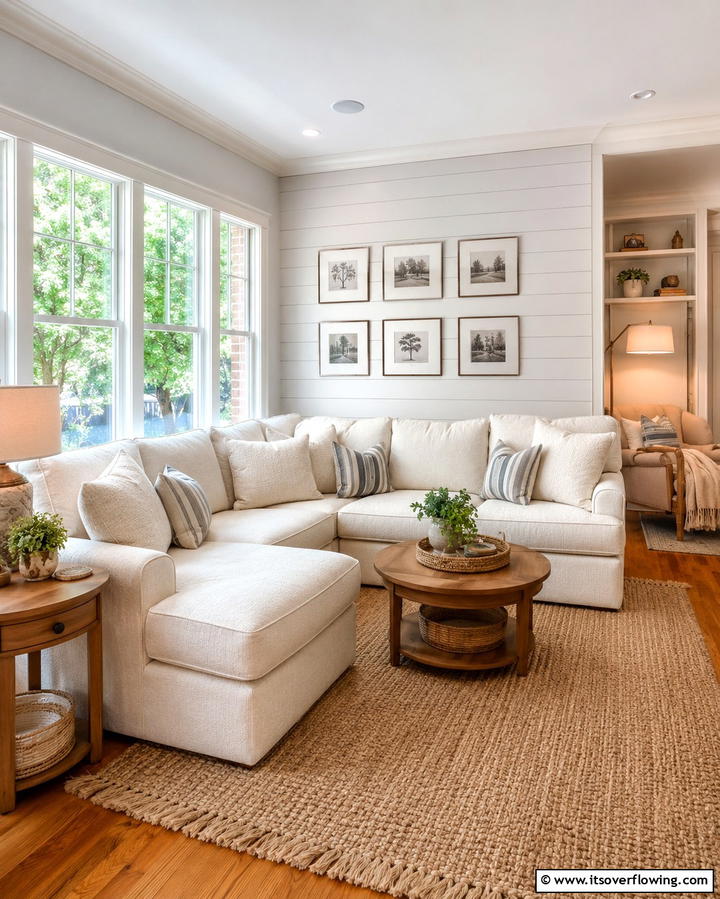 Cozy Corner Sectional Arrangements - 30 Sectional Living Room Ideas for Flexible Seating