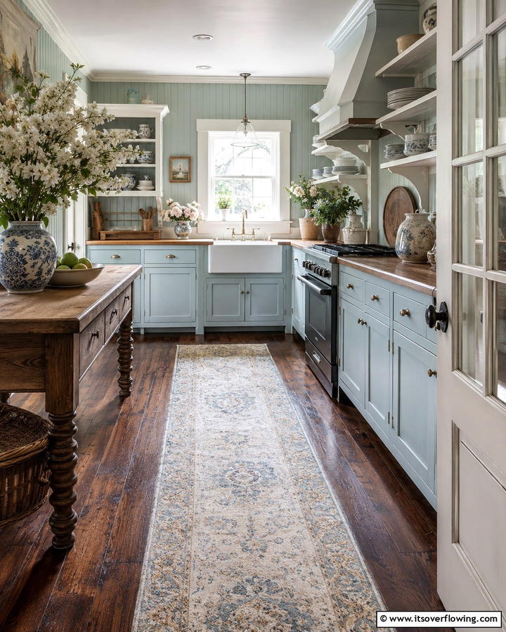 Cozy Cottage Style - 25 Kitchen With Dark Wood Floors Ideas for Elegance