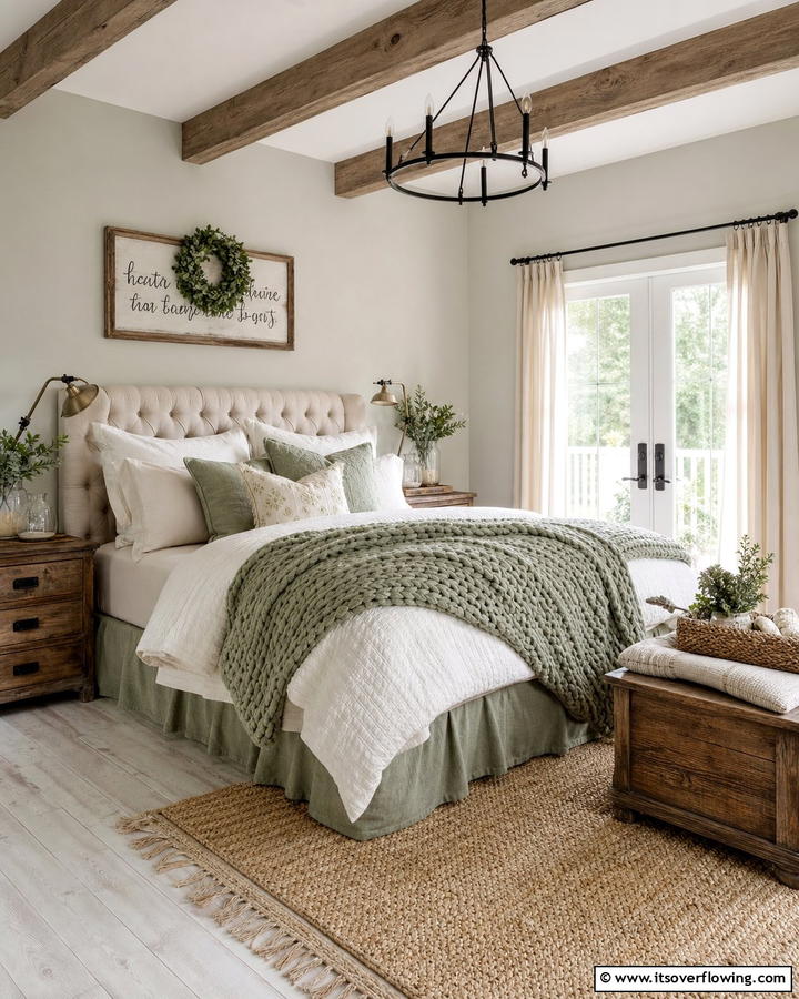 Cozy Country Comfort - 21 Farmhouse Bedroom Ideas for Rustic Comfort