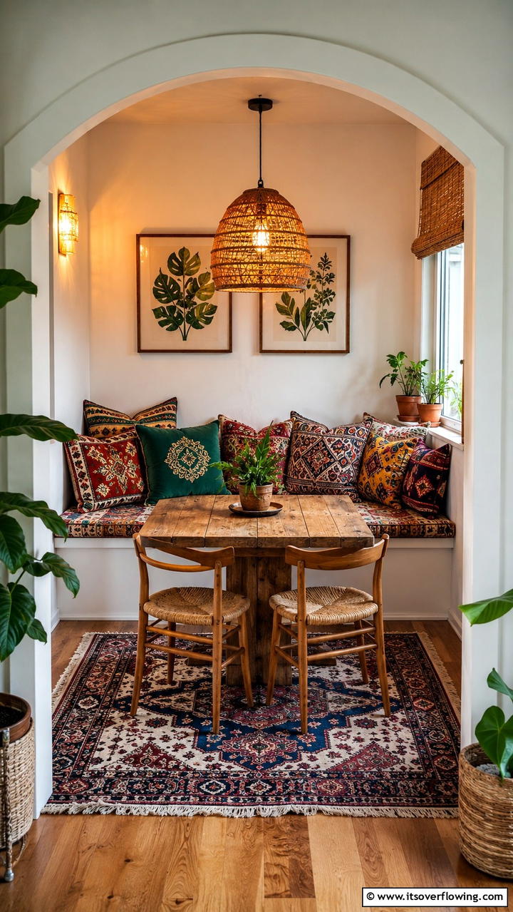 Cozy Dining Nooks - 30 Boho Dining Room Ideas for Eclectic, Free-Spirited Style