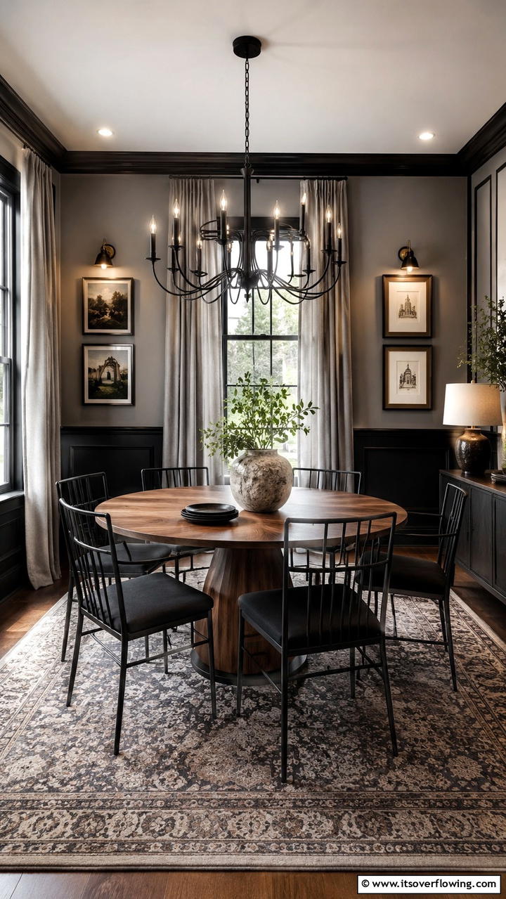 Cozy Dining Space Inspiration - 30 Grey House With Black Trim Ideas- Bold Exterior Designs