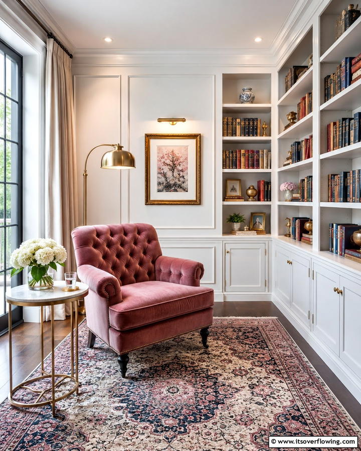 Cozy Elegance - 30 Reading Room Ideas for a Quiet and Cozy Escape