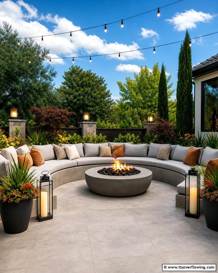 Cozy Firepit Corner - 25 Terrace Design Ideas for Outdoor Living