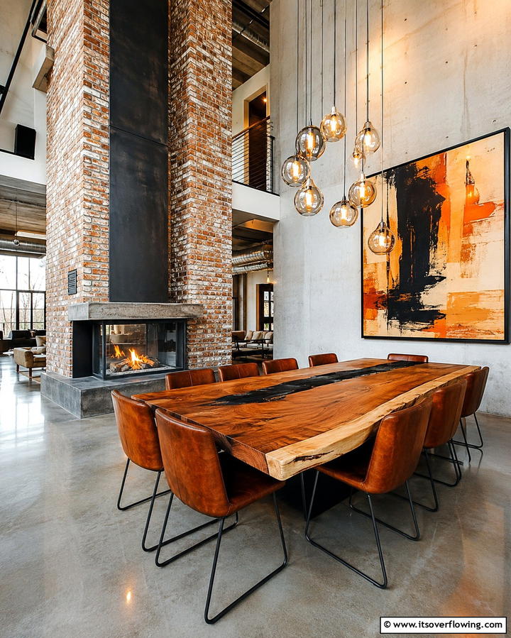 Cozy Hideaway Nook - 30 Cozy Dining Room Fireplace Design Ideas & Tips