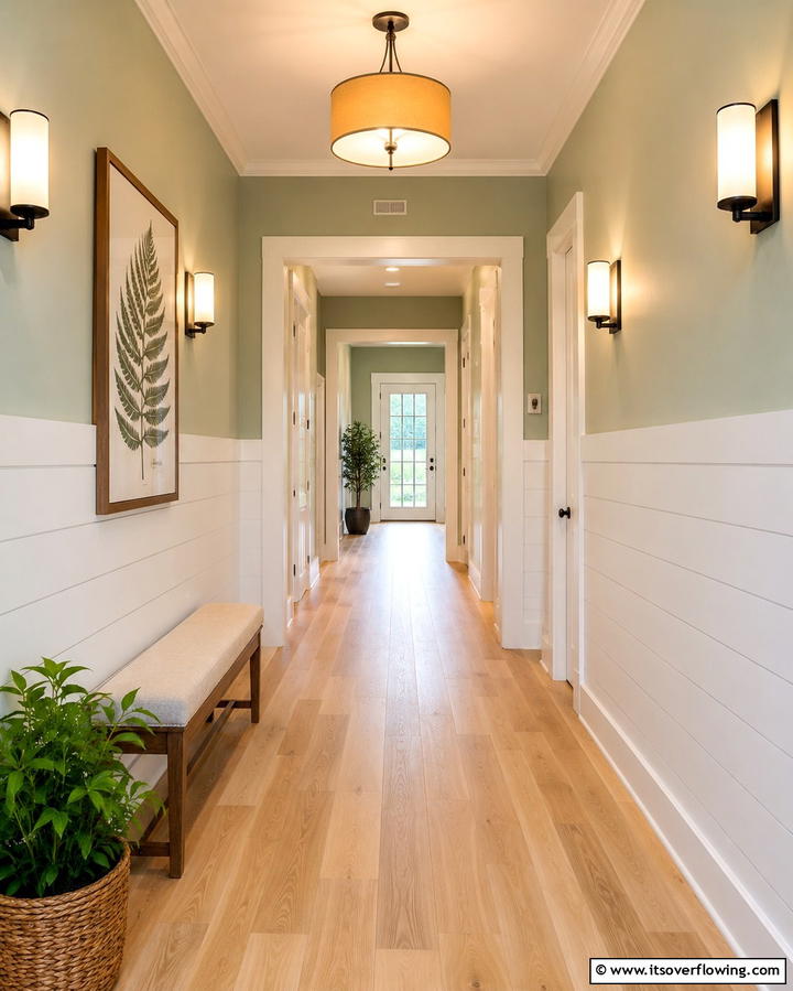 Cozy Lighting Ambiance - 30 Hallway Decor Ideas to Maximize Narrow Spaces