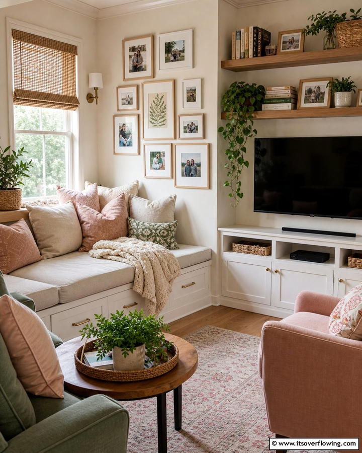 Cozy Media Nook - 21 Media Wall Ideas to Elevate Your Entertainment Zone