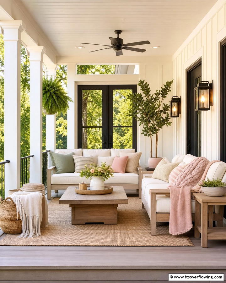Cozy Modern Retreat - 21 Modern Front Porch Ideas for Welcoming Entryways