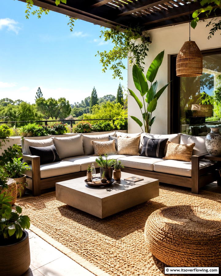 Cozy Outdoor Lounge - 25 Large Balcony Ideas for Stunning Outdoor Spaces