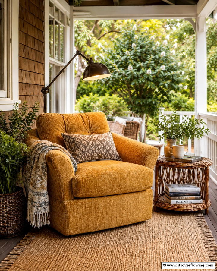 Cozy Outdoor Reading Nook - 25 Small Screened-in Porch Ideas for Comfort