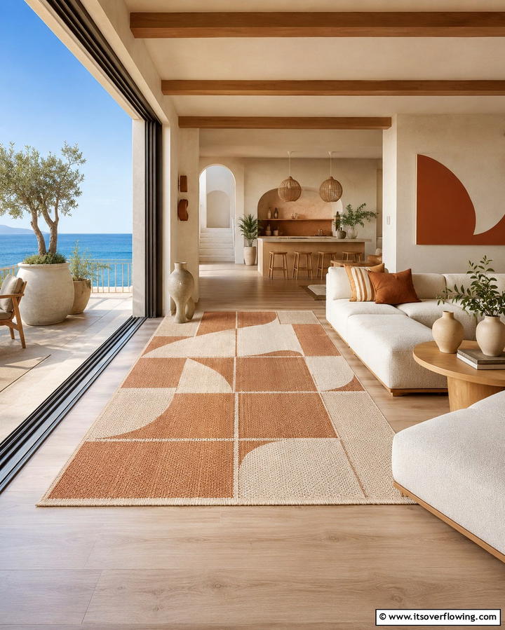 Cozy Outdoor Rugs - 25 French Balcony Ideas to Add Elegance to Your Home