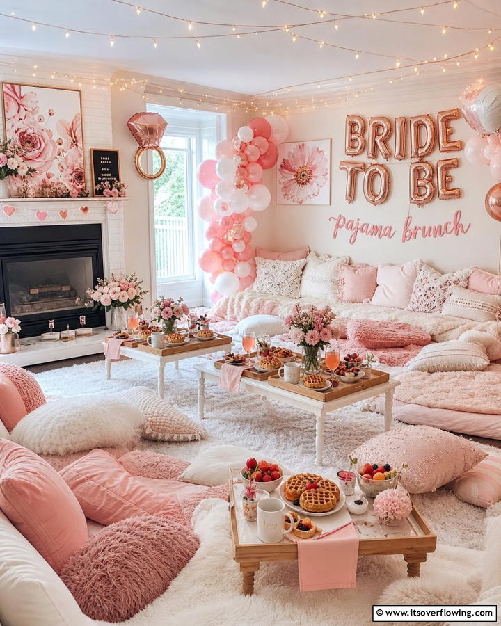 Cozy Pajama Party Brunch - 21 Unique Bridal Shower Ideas for Memorable Celebrations