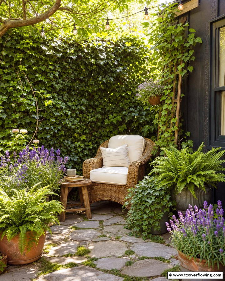 Cozy Reading Garden - 21 Corner Garden Ideas for Small Space Greenery
