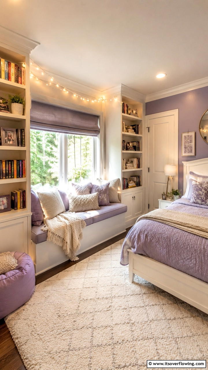 Cozy Reading Nook - 21 Trendy Teen Girl Bedroom Decor Ideas for Personal Style
