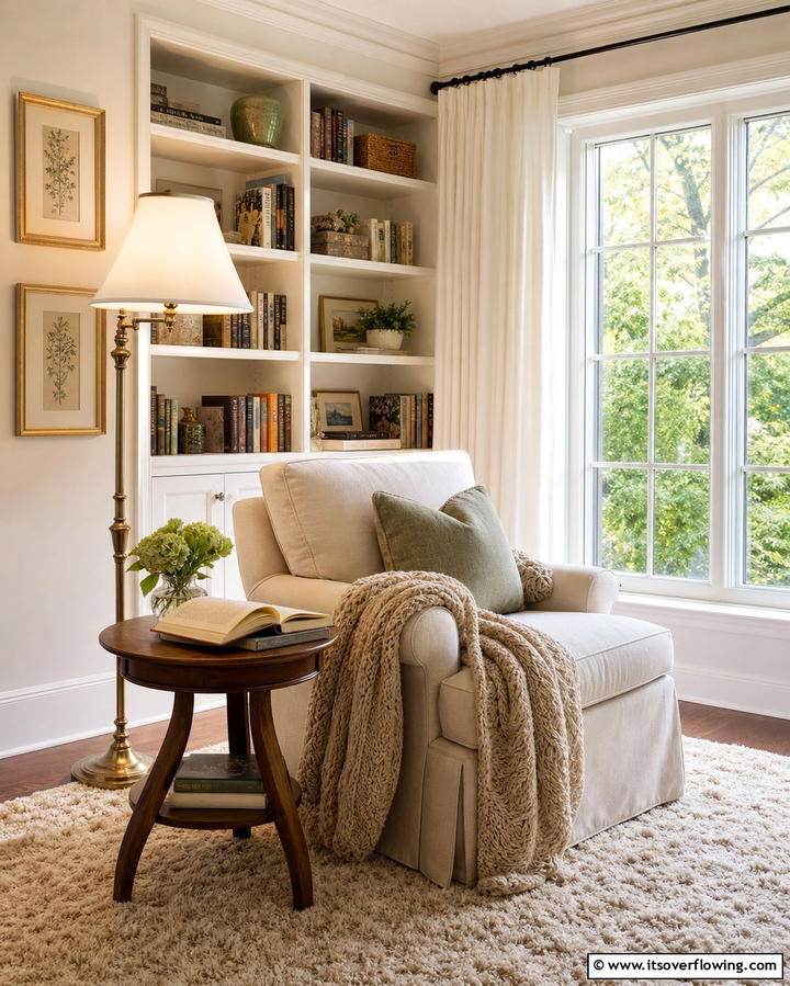 Cozy Reading Nook - 25 Bedroom Layout Ideas for Optimal Space Use