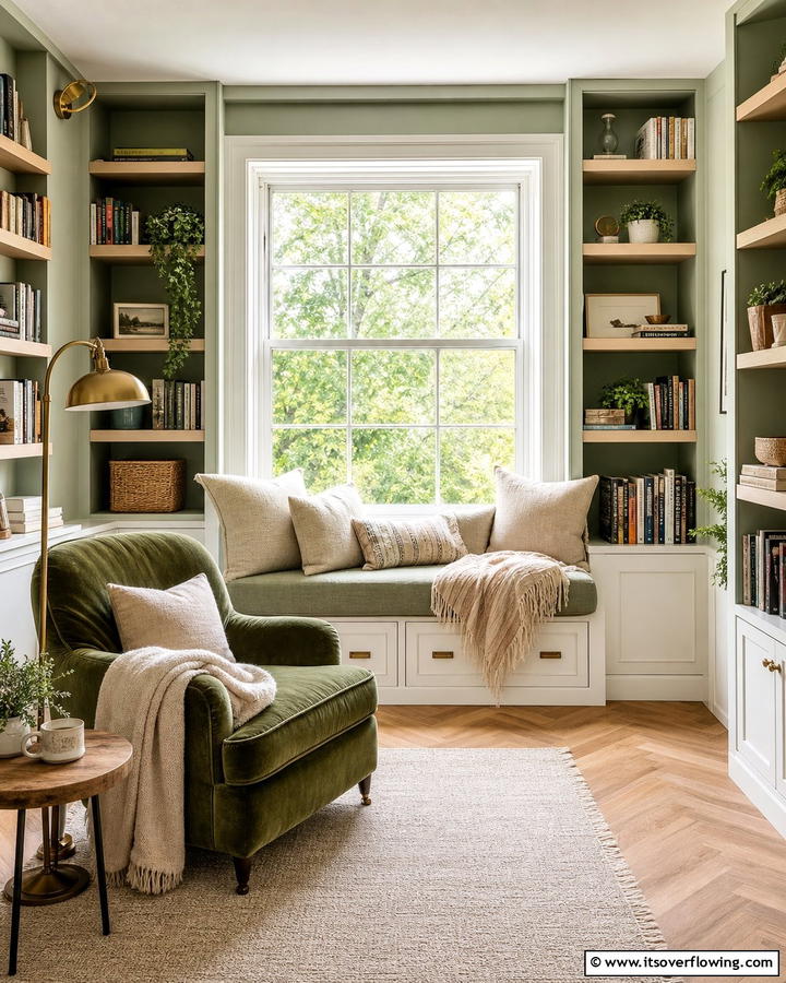 Cozy Reading Nook - 20 Parlor Room Ideas to Revitalize Your Living Space