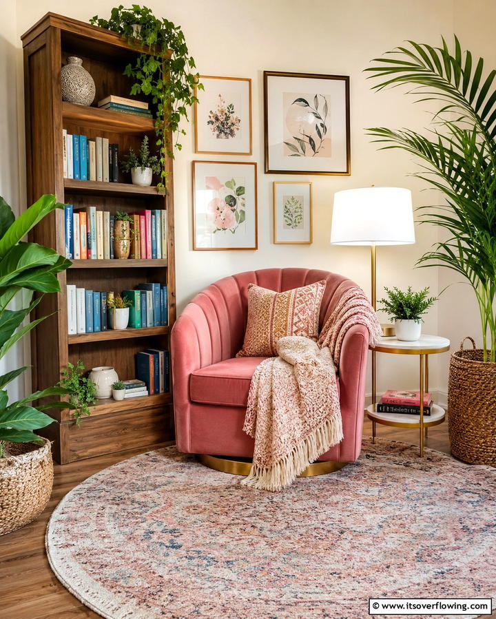 Cozy Reading Nook - 25 Inspiring Content Creator Room Ideas for Productivity