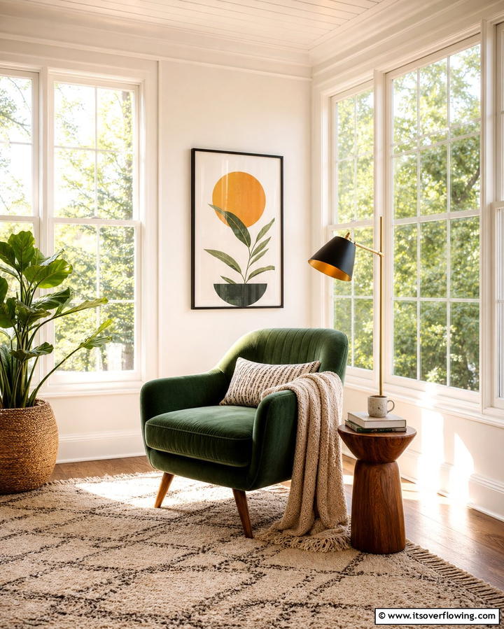 Cozy Reading Nook - 25 Morning Room Ideas to Brighten Your Day